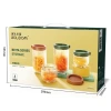 Glass-sealed jar, kitchen grain storage sealed container, food-grade plastic event gift Specification image
